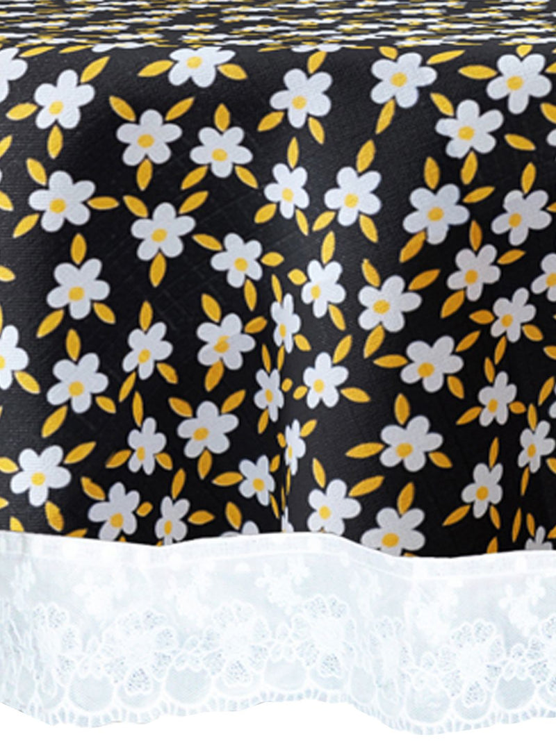 226_Clasic-Clear Vinyl PVC Dining Table Cover Easy to Clean Table Cloth_CLASSIC CLEAR_FLORAL_BLACK/WHITE_24