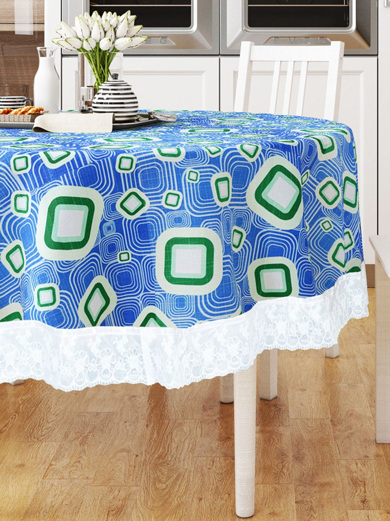 226_Clasic-Clear Vinyl PVC Dining Table Cover Easy to Clean Table Cloth_CLASSIC CLEAR_GEOMATRIC_AQUA/MULTI_22