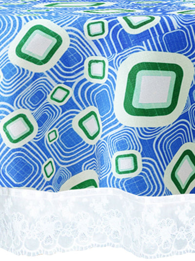 226_Clasic-Clear Vinyl PVC Dining Table Cover Easy to Clean Table Cloth_CLASSIC CLEAR_GEOMATRIC_AQUA/MULTI_24