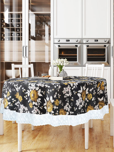 226_Clasic-Clear Vinyl PVC Dining Table Cover Easy to Clean Table Cloth_CLASSIC CLEAR_FLORAL_BLACK/SILVER_21