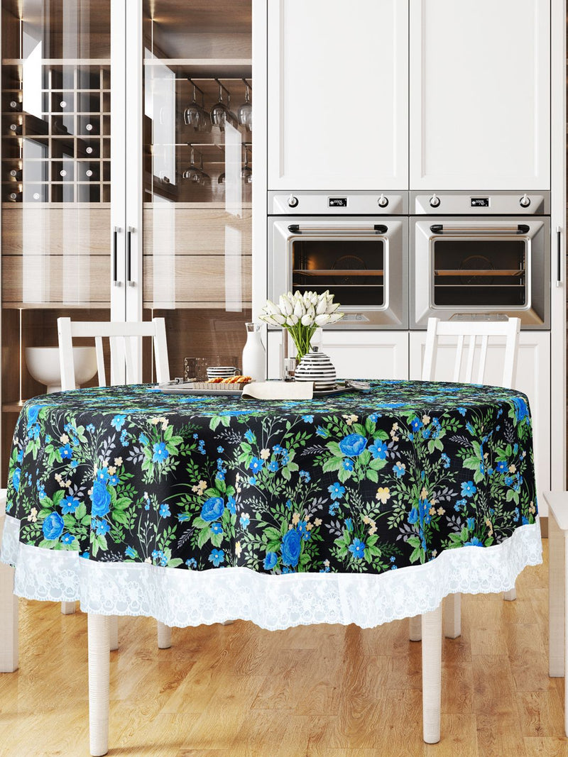 226_Clasic-Clear Vinyl PVC Dining Table Cover Easy to Clean Table Cloth_CLASSIC CLEAR_FLORAL_BLACK/BLUE_21