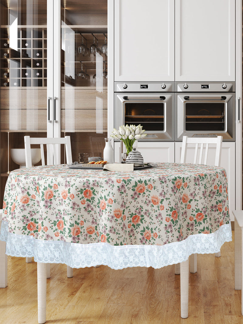 226_Clasic-Clear Vinyl PVC Dining Table Cover Easy to Clean Table Cloth_CLASSIC CLEAR_FLORAL_IVORY/PEACH_21