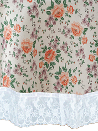 226_Clasic-Clear Vinyl PVC Dining Table Cover Easy to Clean Table Cloth_CLASSIC CLEAR_FLORAL_IVORY/PEACH_24