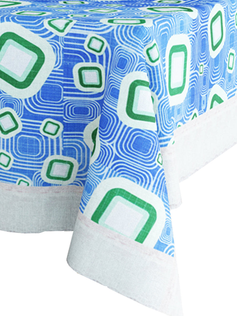 226_Clasic-Clear Vinyl PVC Dining Table Cover Easy to Clean Table Cloth_CLASSIC CLEAR_GEOMATRIC_AQUA/MULTI_8