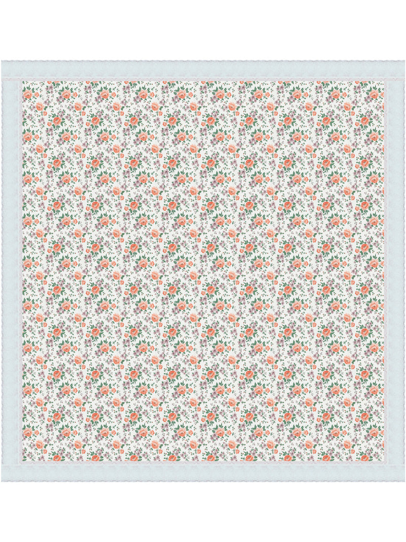 226_Clasic-Clear Vinyl PVC Dining Table Cover Easy to Clean Table Cloth_CLASSIC CLEAR_FLORAL_IVORY/PEACH_9