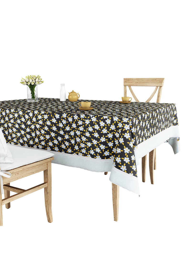 226_Clasic-Clear Vinyl PVC Dining Table Cover Easy to Clean Table Cloth_CLASSIC CLEAR_FLORAL_BLACK/WHITE_12