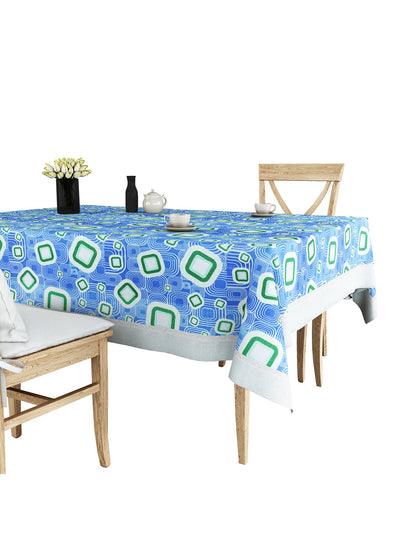 226_Clasic-Clear Vinyl PVC Dining Table Cover Easy to Clean Table Cloth_CLASSIC CLEAR_GEOMATRIC_AQUA/MULTI_12