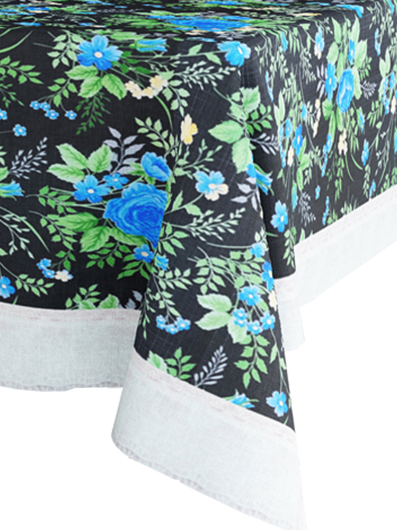 226_Clasic-Clear Vinyl PVC Dining Table Cover Easy to Clean Table Cloth_CLASSIC CLEAR_FLORAL_BLACK/BLUE_13