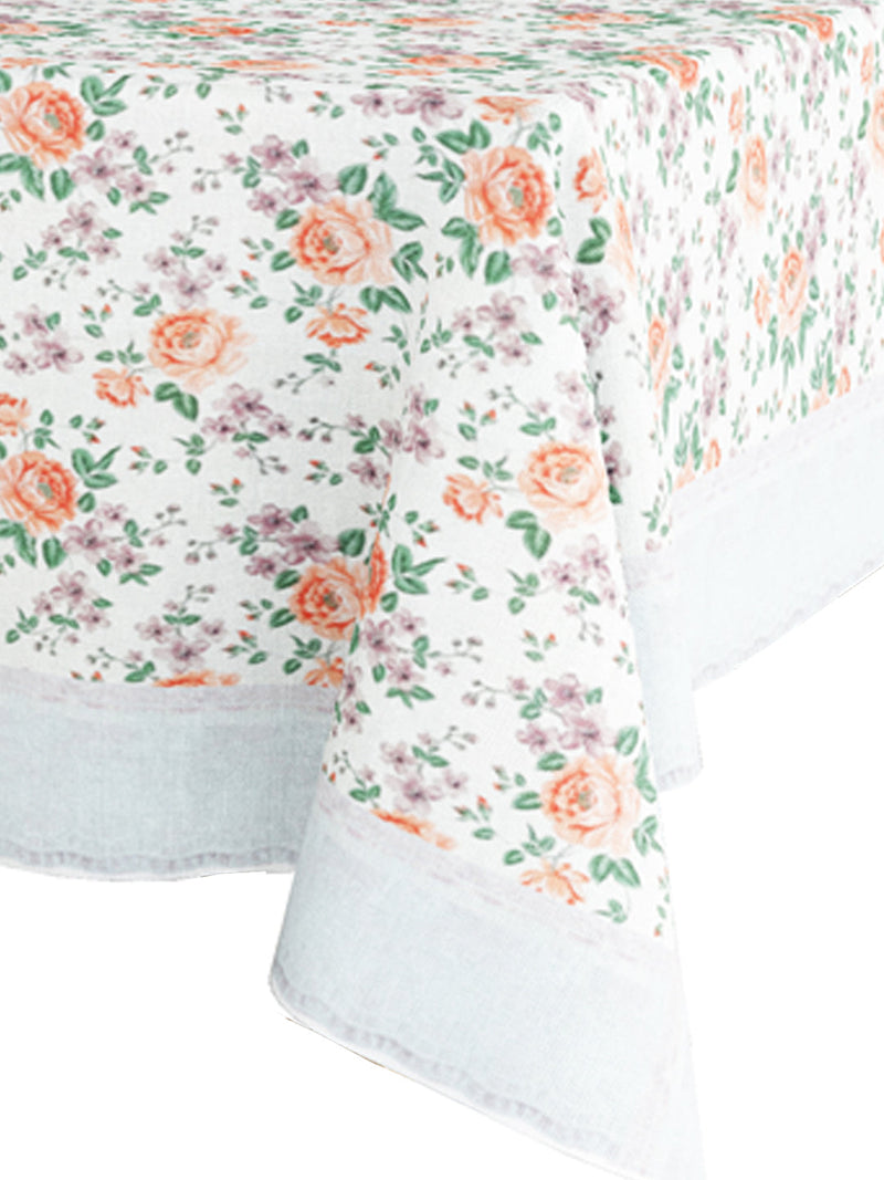 226_Clasic-Clear Vinyl PVC Dining Table Cover Easy to Clean Table Cloth_CLASSIC CLEAR_FLORAL_IVORY/PEACH_13